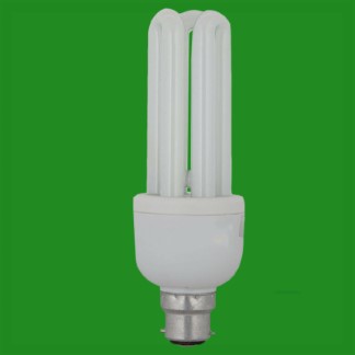 10x 15W (=75W) Low Energy Power Saving CFL Stick Light Bulbs BC B22 Bayonet Lamp