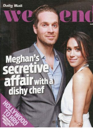 Daily Mail: Harry's Wife Meghan's Affair Chef Cory, Hollywood to HRH 14.4.18