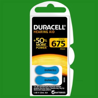 24x Duracell PR44 1.45V Zinc Air Hearing Aid Cell Batteries Size 675