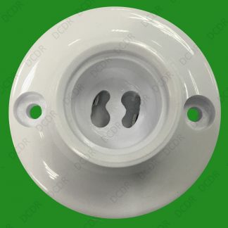 8x White Plastic GU10 Spotlight Ceiling Fitting Light Bulb Lamp Holder Socket