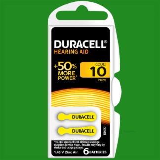 18x Duracell PR70 1.45V Zinc Air Hearing Aid Cell Batteries Size 10