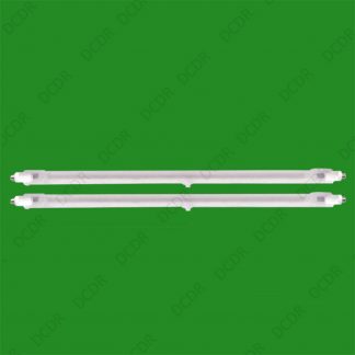 2x 400W Halogen Heater Replacement Tubes 195mm Fire Bar Heater Lamp Element Bulb