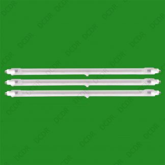 3x 400W Halogen Heater Replacement Tubes 195mm Fire Bar Heater Lamp Element Bulb