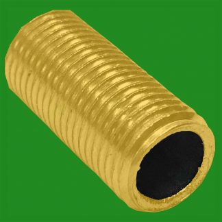 3x M10 20mm x 10mm Brass Allthread Hollow Threaded Rod Tube Electrical Lamp