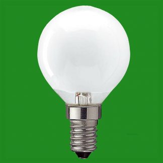 10x 25W Golf Ball Pearl Dimmable SES E14 Edison Screw Standard Light Bulb Lamp