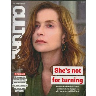Sunday Times Magazine: Isabelle Huppert, Loyle Carner, Rory Kinnear, 26.2.17