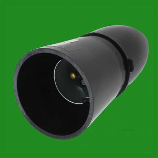 4x Black T2 1/2" Screw Entry Light Pendant BC B22 Bayonet Cap Lamp Holder