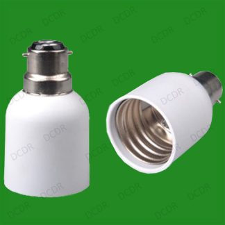 20x Bayonet BC B22 To Goliath Screw E40 GES Light Bulb Adaptor Converter Holder