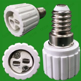 20x Small Screw SES E14 To MR16 GU5.3 Light Bulb Adaptor Lamp Converter Holder