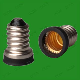 20x Small Screw SES E14 - Candelabra CES E12 Light Bulb Adaptor Converter Holder