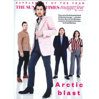 Sunday Times: Arctic Monkeys, Jaron Lanier, Meg Mathews 20.5.18