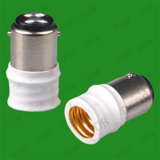 50x Small Bayonet SBC B15 To Small Screw E14 SES Bulb Adaptor Converter Holder