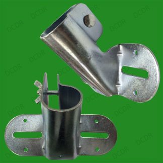 4x Steel Flagpole Holder Metal Bracket Boat Flag Staff Wall Mount 26-29mm Pole