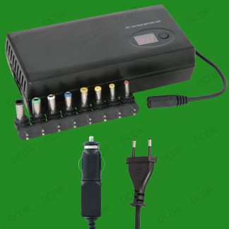 90W Universal Laptop Notebook Power Adaptor, USB, Euro Plug & Car Charger 12-24V