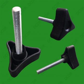 12x 35mm Triangular Tri-Star Adjustable Easy Grip Tightening Knob M6x40mm Thread