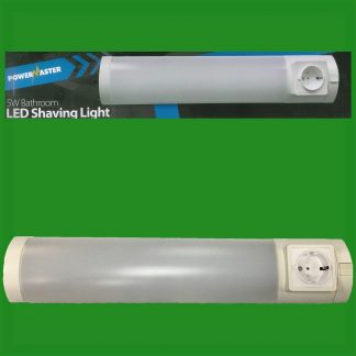 5W Bathroom LED Shaving Light, Bulb, Lamp 400 Lumens 4000K Cool White for Zone 3