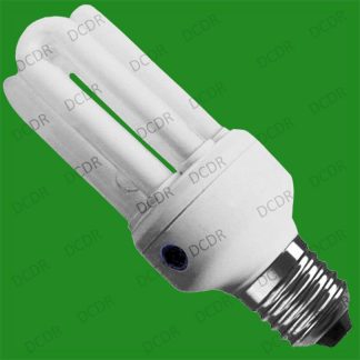 6x 15W Low Energy CFL Dusk Dawn Sensor Security Light Bulb E27 Edison Screw Lamp