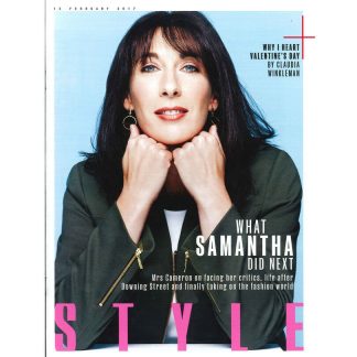 Style Magazine: Samantha Cameron, Suzanne Scott, Lily jean 12.2.17