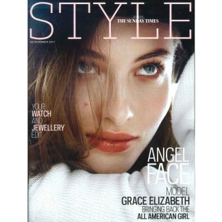Sunday Time Magazine: George Reynold, Grace Elizabeth, Claudia Winkleman 8.10.17