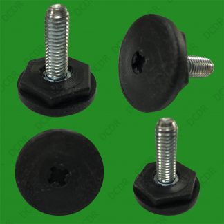 12x 30mm Base Diameter, M8x23mm Adjustable Levelling Feet Foot, Furniture Chair