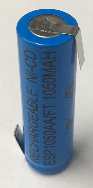 Maplin Rechargeable AA Size With Solder Tags Battery, Ni-Cd 1050mAh 49mm Tagged