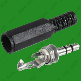 Rewireable 3.5mm Audio Stereo Replacement Earphone Headphone Jack Plug, Solder