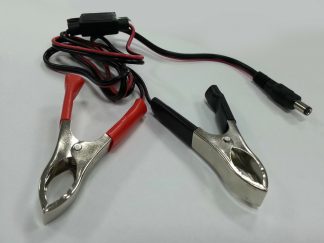 10 Amp Inline Car Blade Fused Crocodile Clips With 2.1mm Output DC Power Adaptor