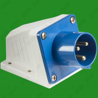 16A 240V 3 Pin Industrial Caravan Appliance Ceeform IP44 Inlet Male Socket