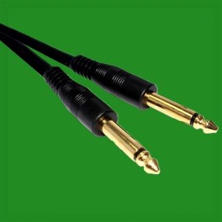 2M 6.35mm to 6.35mm 1/4" Mono Plug Audio Jack AUX Cable Lead Amp HIFI Guitar