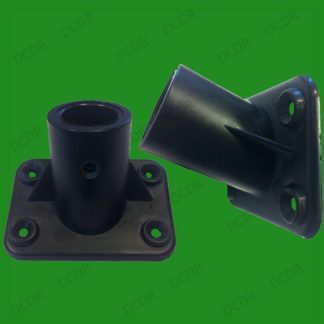 6x Flagpole Holder Bracket, Boat Flag Post Mount 23mm 9/10th inch Pole Paintable