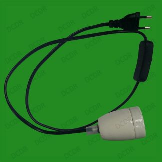 1x Edison Screw Ceramic Ceiling Pendant Light Bulb ES E27 Lamp Holder Fitting