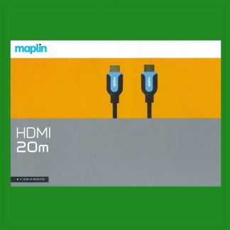 Maplin HDMI to HDMI 20m Cable Gold-plated v2.0 HDTV UltraHD HD 1080p 4K 2K 3D