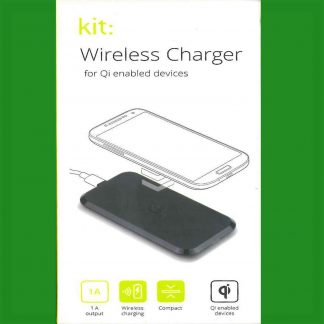 Kit Wireless Charger (Qi Enabled Devices) Compact Charging 1A Output