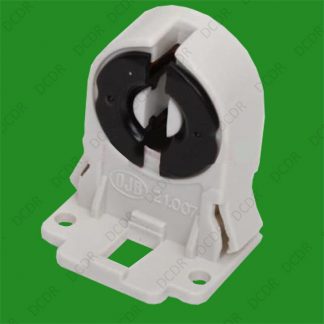 6x T8 Base Fluorescent & LED Tube Lamp Holder Socket Snap-In Or Slide-On Fitting