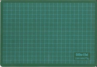 Green A5 Crafts Cutting Slicing Knife Mat Board Printed Grid Lines 160x230mm C5