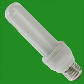 1x 11W (=50W) Energy Saving CFL Stick ES E27 Warm White Light Bulb Lamp