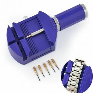 Wrist Bracelet Watch Band Link Strap Remover Adjuster & 5 Pins Repair Tool Set