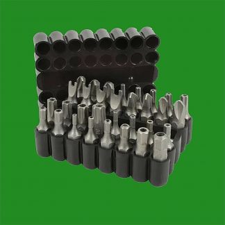 Mercury 33pc Magnetic Screwdriver Bit Set, Including 1 Socket