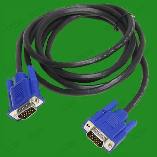 1.5m Male to Male SVGA/VGA Computer PC Laptop Monitor TV LCD TFT Lead Cable