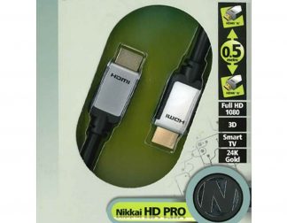 High Speed HDMI Cable with Ethernet Gold-Plated 3D Smart HD 3D TV 0.5metre 1080p