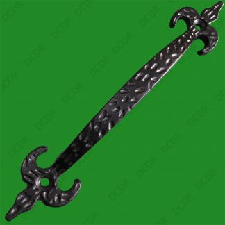 6x 120mm Curved Black Antique Old Pull Door Handle for Cupboards Drawers Doors