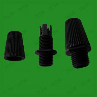 25x Black M10 Thread Cable Wire Cord Grip Pendant Light Sockets, Lamp Fitting