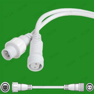 1m Interconnect H05RN-F Power Cable Extension Lead For Connecting LED Rope etc,