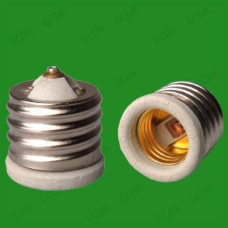 E40 Goliath Screw to Edison E27 Lamp Reducer Adaptor Converter Ceramic Porcelain