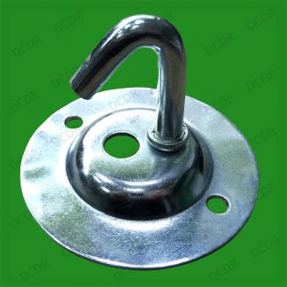 Galvanised Steel Ceiling Circular Conduit Hook Plate Industrial Light Lamp