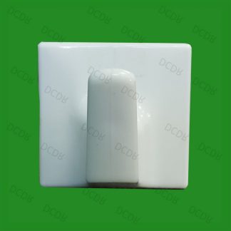 4x White Plastic Self Adhesive Stick On Hooks for Clothes, Towel Coat etc Hanger