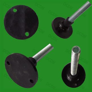 6x 45mm x 40mm M10 Thread Surface Mountable Adjustable Levelling Feet Foot