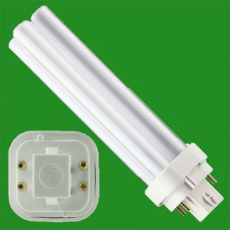 10x 26W G24q-3, 4 pin, Low Energy CFL BLD Double Turn Light Bulb Cool White Lamp