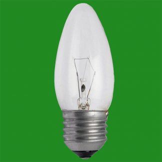 10x 40W Clear Candle Dimmable Incandescent Light Bulbs Lamps Edison Screw ES E27