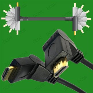 1.5m 90°-180° Adjustable Angle HDMI Cable Lead, 1080P HDTV SKY Blu-Ray PS3 XBOX